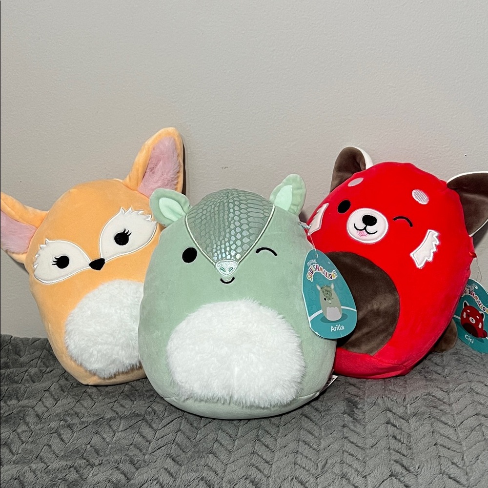 Squishmallow Trio - Pace 🩷 CiCi 🩷 Arilla 🩷